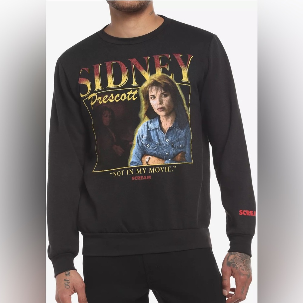 Hot Topic Scream Black Graphic Men's Sweater